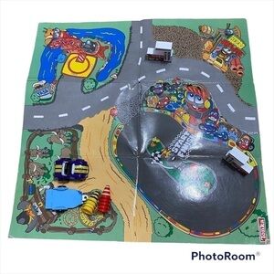 Tonka Lil Chucks Race Car Play Set Driving Board & Cones